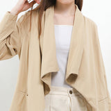 Hush Puppies Pakaian Wanita Outwear Girfa In Beige S