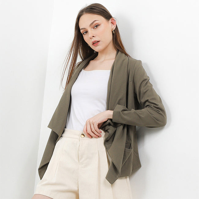 Hush Puppies Pakaian Wanita Outwear Girfa In Olive S