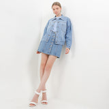 Hush Puppies Pakaian Wanita Martina In Light Blue