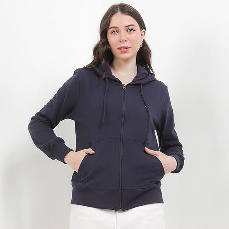 Hush Puppies Pakaian Wanita Jackets Kaina In Navy