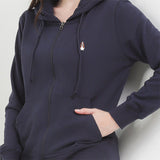 Hush Puppies Pakaian Wanita Jackets Kaina In Navy