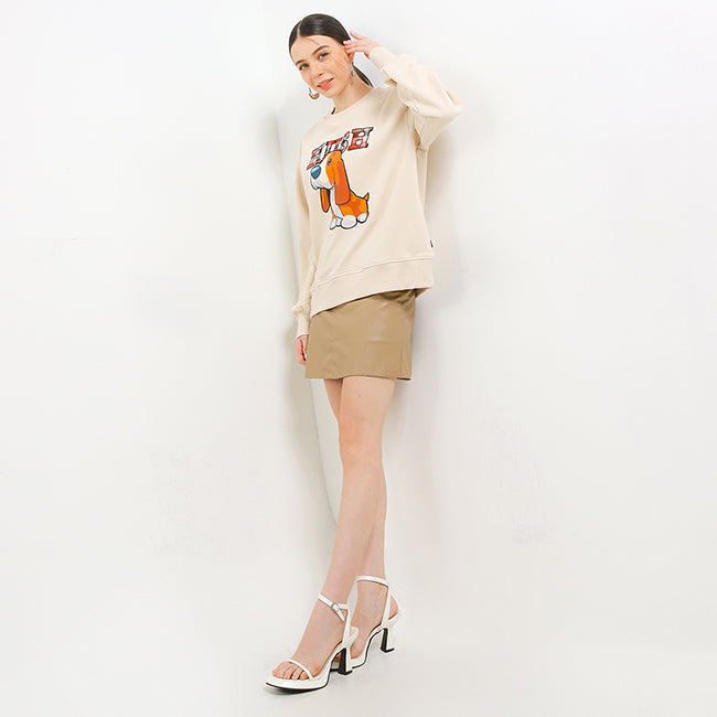 Hush Puppies Pakaian Wanita 90S Bluza In Beige