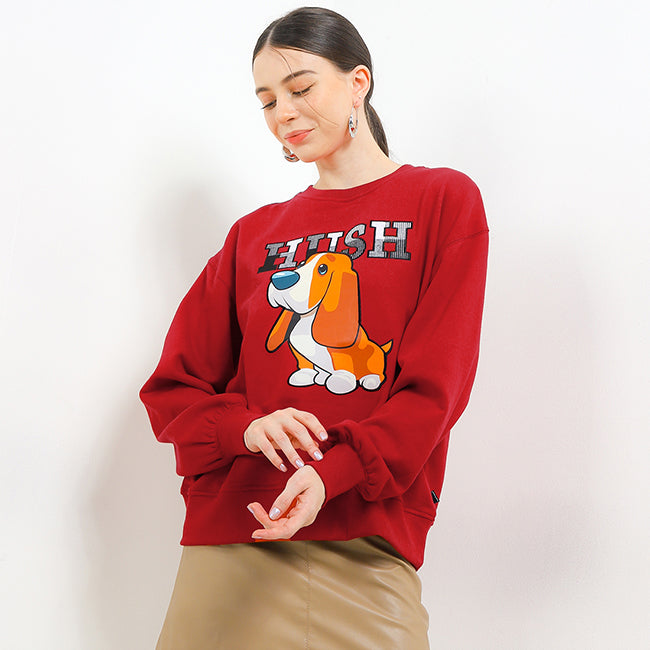 Hush Puppies Pakaian Wanita 90S Bluza In Red