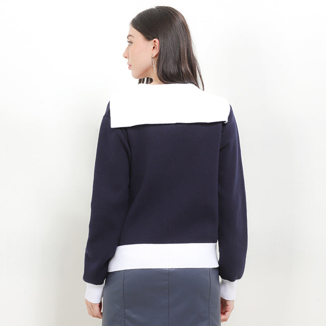 Hush Puppies Pakaian Wanita Jackets Shirley Solid In Navy