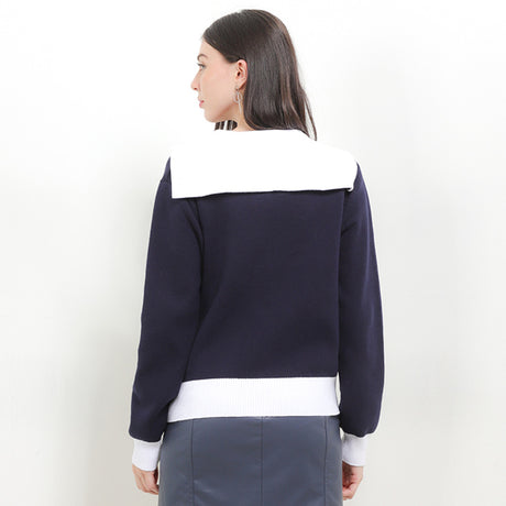 Hush Puppies Pakaian Wanita Jackets Shirley Solid In Navy