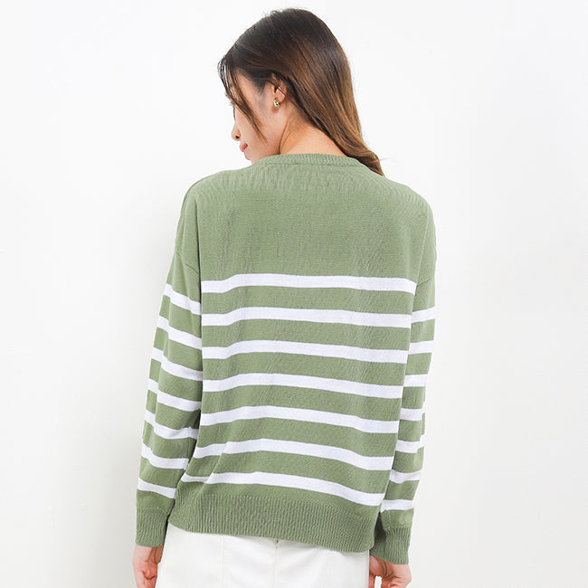Hush Puppies Pakaian Wanita Sweater Bsc Rua In Sage