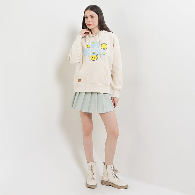 Hush Puppies Women Be Kind X Smileyworld Hoodie In Cream