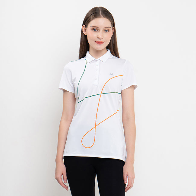 Hush Puppies Women Tops Ares L Polo In White