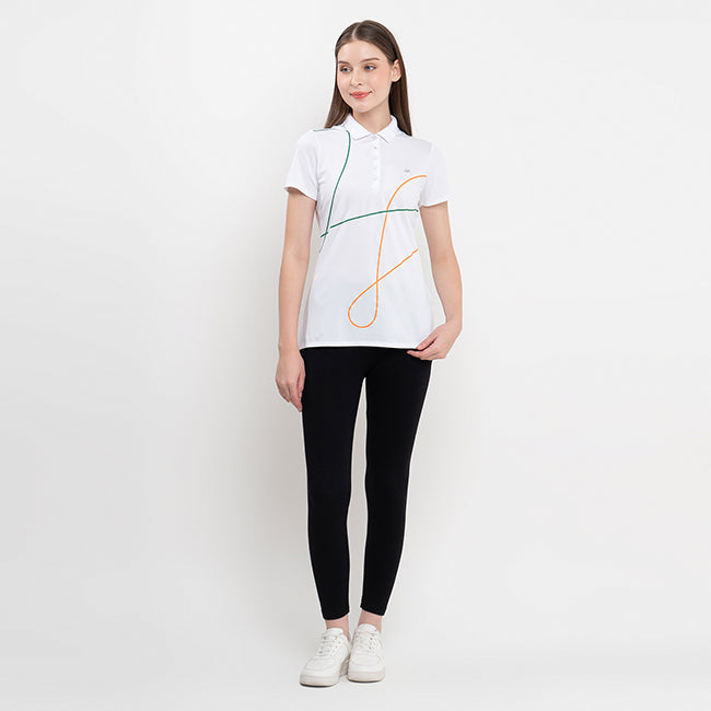 Hush Puppies Women Tops Ares L Polo In White