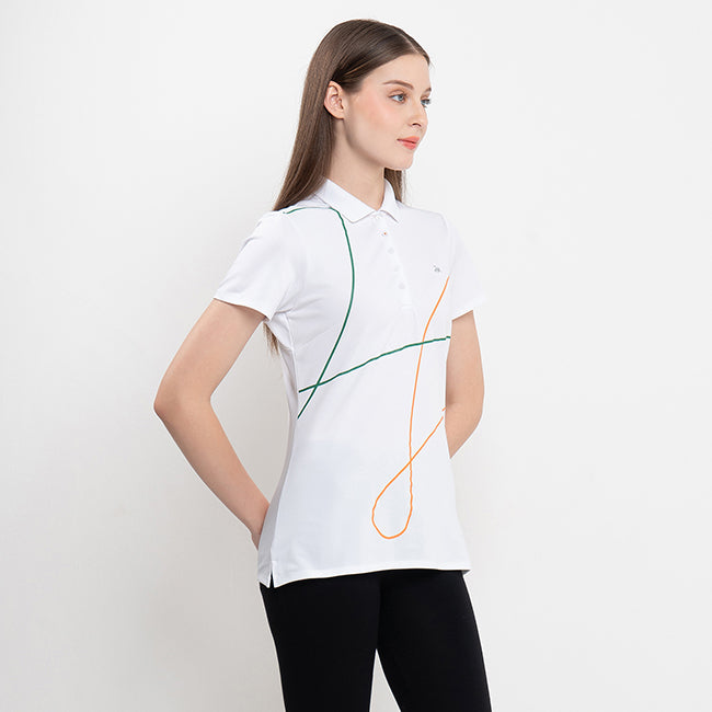 Hush Puppies Women Tops Ares L Polo In White