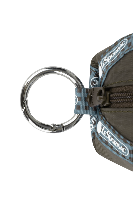 LeSportsac Unisex Keychain Mfg Keyring In Mfg Brown