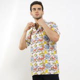 Hush Puppies Pakaian Kemeja Pria Amici In White