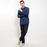 Hush Puppies Pakaian Denim Pria Stockwell In Blue