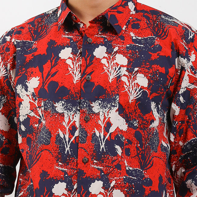 Hush Puppies Pakaian Kemeja Pria Kazimir In Red