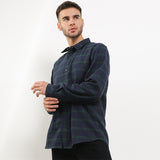 Hush Puppies Pakaian Kemeja Pria Olvidar In Navy