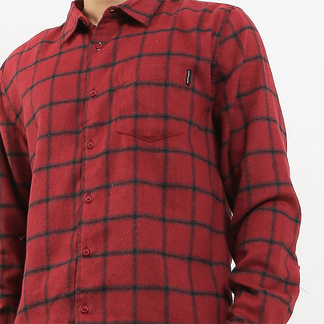 Hush Puppies Pakaian Kemeja Pria Olvidar In Red