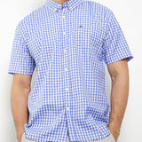 Hush Puppies Pakaian Kemeja Pria Gyan In Light Blue