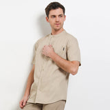 Hush Puppies Pakaian Shirt Pria Prairie In Khaki