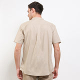 Hush Puppies Pakaian Shirt Pria Prairie In Khaki