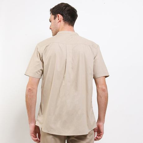Hush Puppies Pakaian Shirt Pria Prairie In Khaki