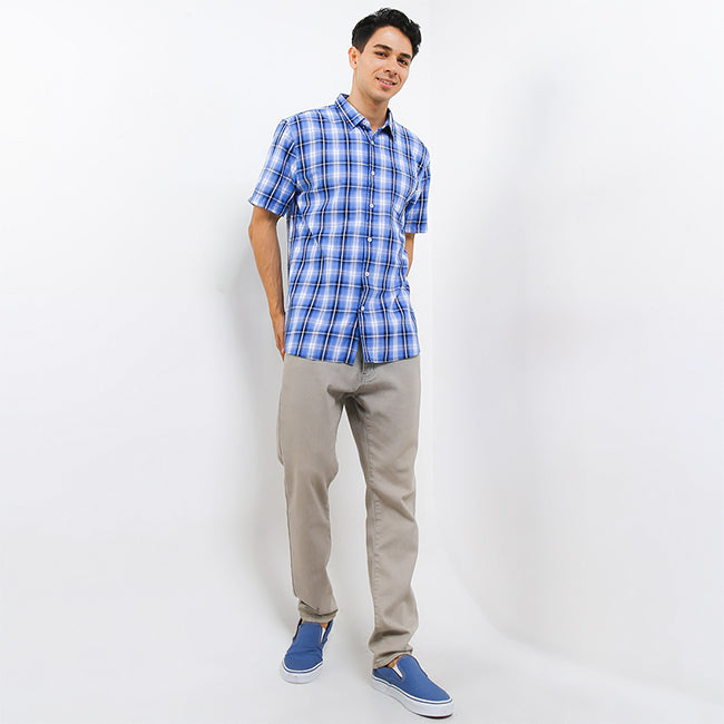 Hush Puppies Pakaian Pria Shirt Starboard In Blue