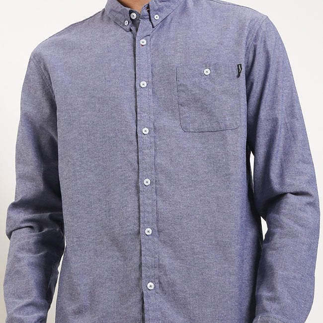 Hush Puppies Pakaian Pria Shirt Nautical Rupert In Navy
