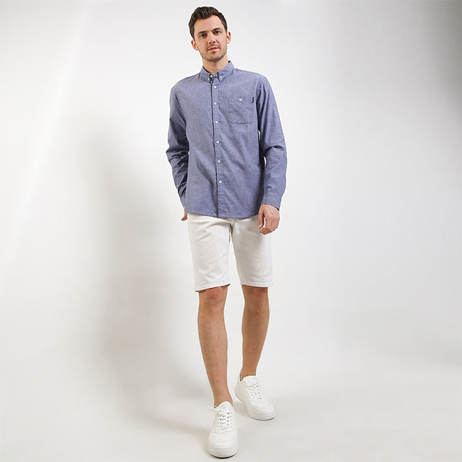 Hush Puppies Pakaian Pria Shirt Nautical Rupert In Navy