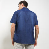 Hush Puppies Pakaian Pria Shirt Dinio In Blue