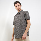 Hush Puppies Pakaian Pria Shirt Ethno In Black