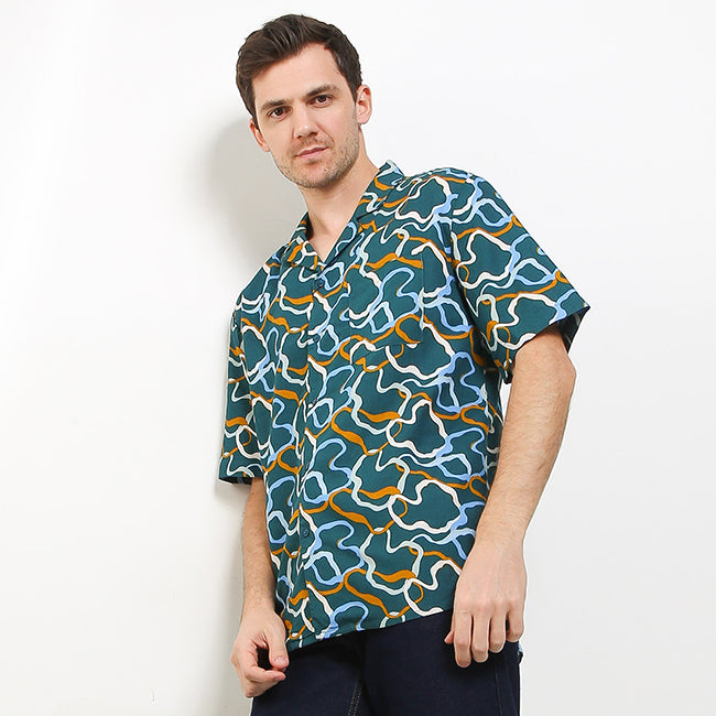 Hush Puppies Pakaian Pria Shirt Dido In Green
