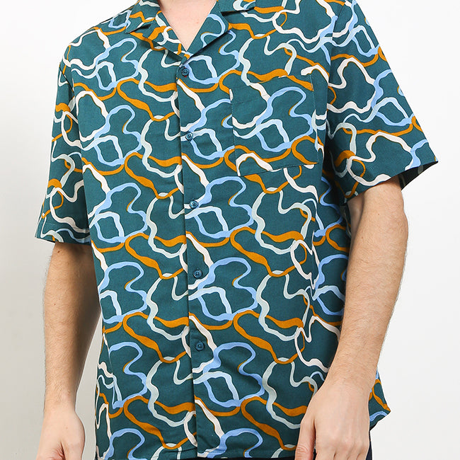 Hush Puppies Pakaian Pria Shirt Dido In Green