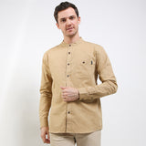 Hush Puppies Pakaian Pria Shirt Kabul 2 In Beige