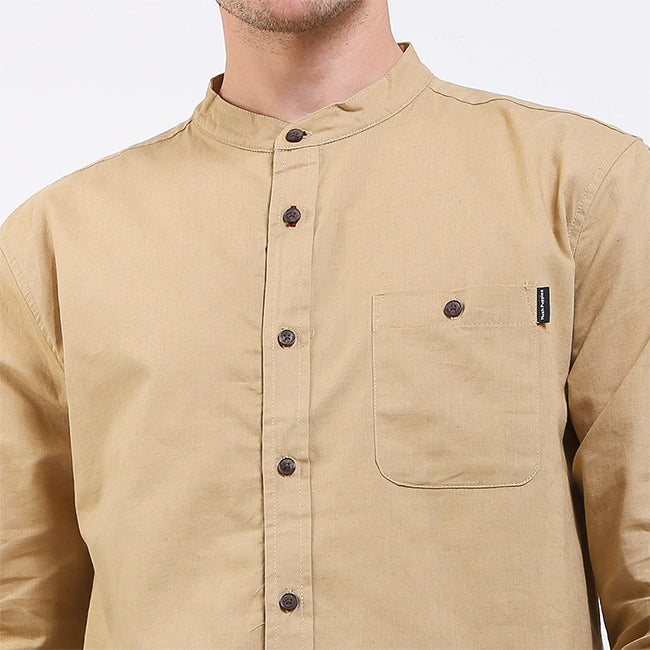 Hush Puppies Pakaian Pria Shirt Kabul 2 In Beige