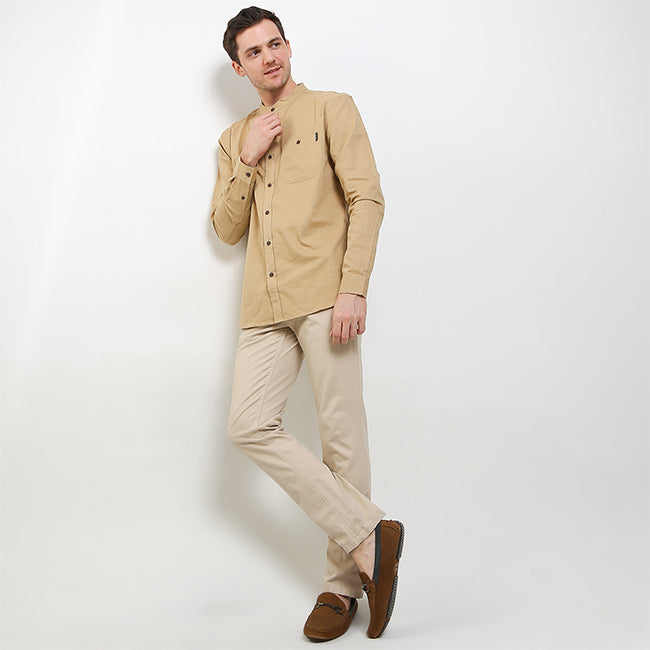 Hush Puppies Pakaian Pria Shirt Kabul 2 In Beige