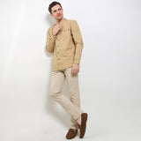 Hush Puppies Pakaian Pria Shirt Kabul 2 In Beige
