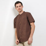 Hush Puppies Pakaian Pria Shirt Damascus 2 In Brown