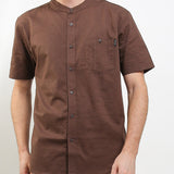 Hush Puppies Pakaian Pria Shirt Damascus 2 In Brown
