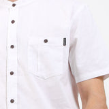 Hush Puppies Pakaian Pria Shirt Damascus 2 In White
