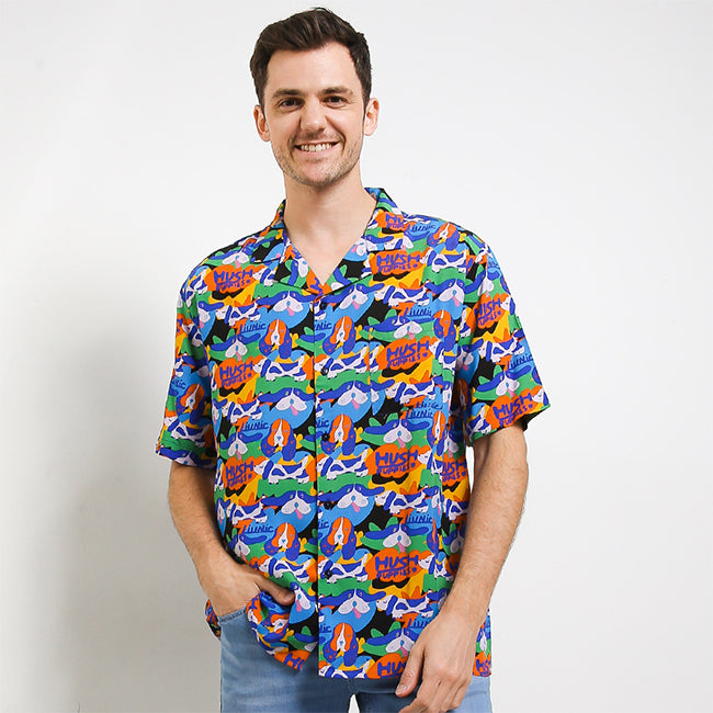 Hush Puppies Pakaian Pria Shirt Minato In Multi Color