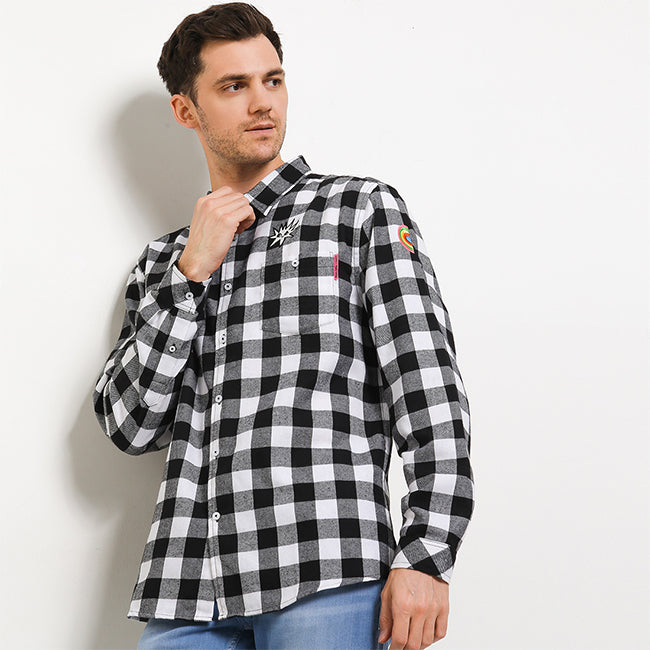 Hush Puppies Pakaian Pria Shirt Cerny In Black
