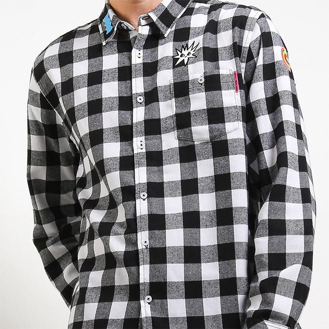 Hush Puppies Pakaian Pria Shirt Cerny In Black