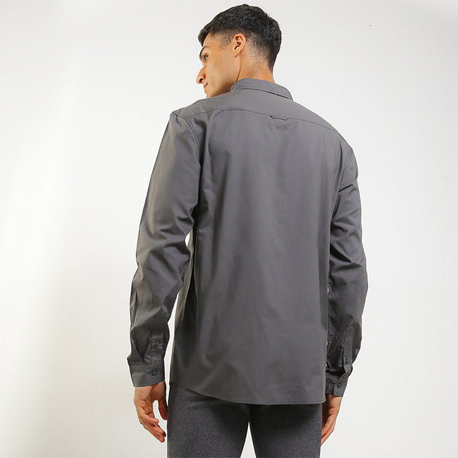 Hush Puppies Pakaian Pria Shirt Capitol In Black