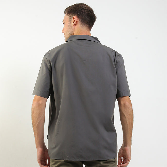Hush Puppies Pakaian Pria Shirt Moda In Black