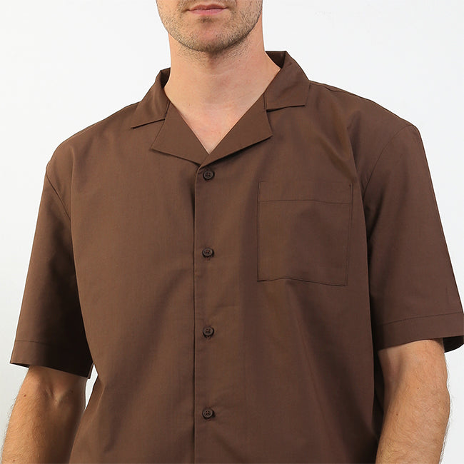 Hush Puppies Pakaian Pria Shirt Moda In Brown