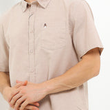 Hush Puppies Pakaian Pria Shirt Bsc Dillion 2 In Khaki