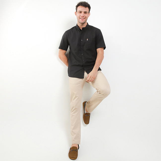 Hush Puppies Pakaian Pria Shirt Dillion 2 In Black