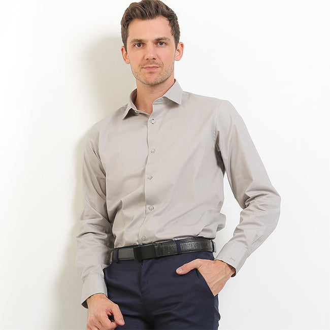 Hush Puppies Pakaian Pria Shirt Padova In Grey