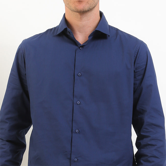 Hush Puppies Pakaian Pria Shirt Padova In Navy