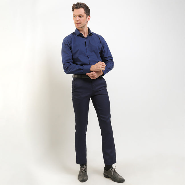 Hush Puppies Pakaian Pria Shirt Padova In Navy