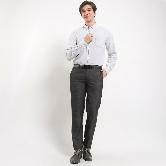 Hush Puppies Pakaian Pria Shirt Orano In Lt Gray